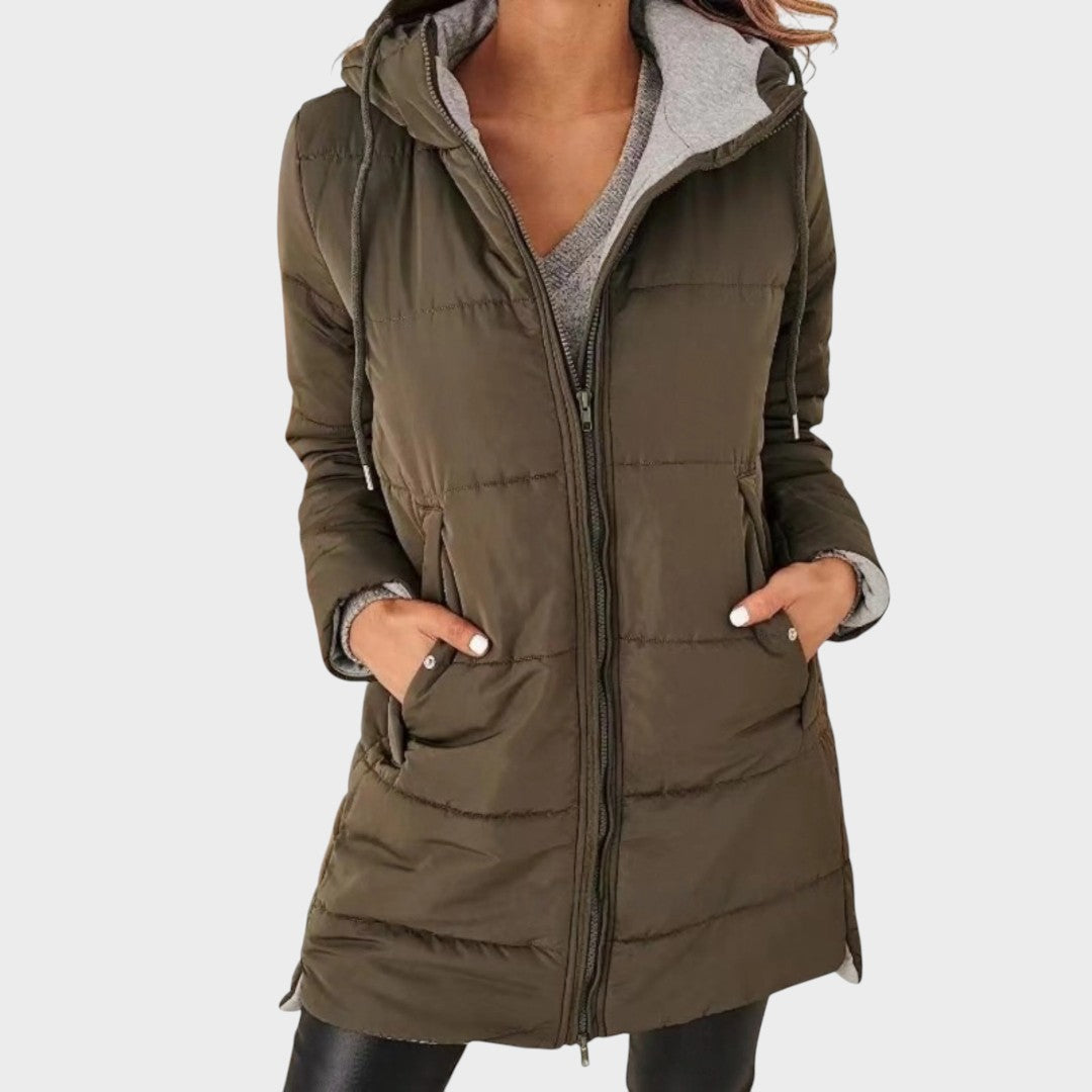 Antoinette | Manteau matelassé à capuche