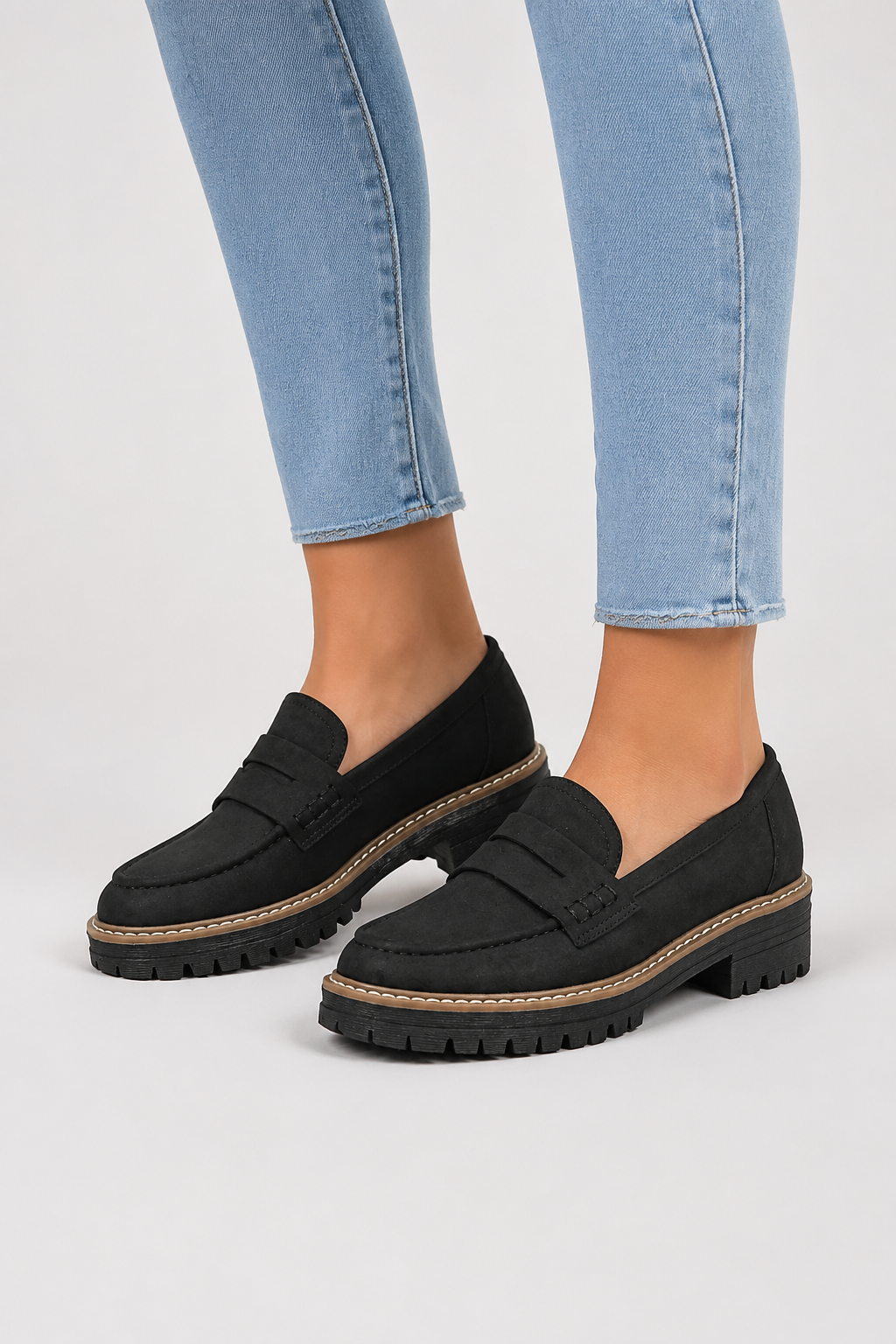 Mocassins à semelle compensée — Nancy — Amielle Paris