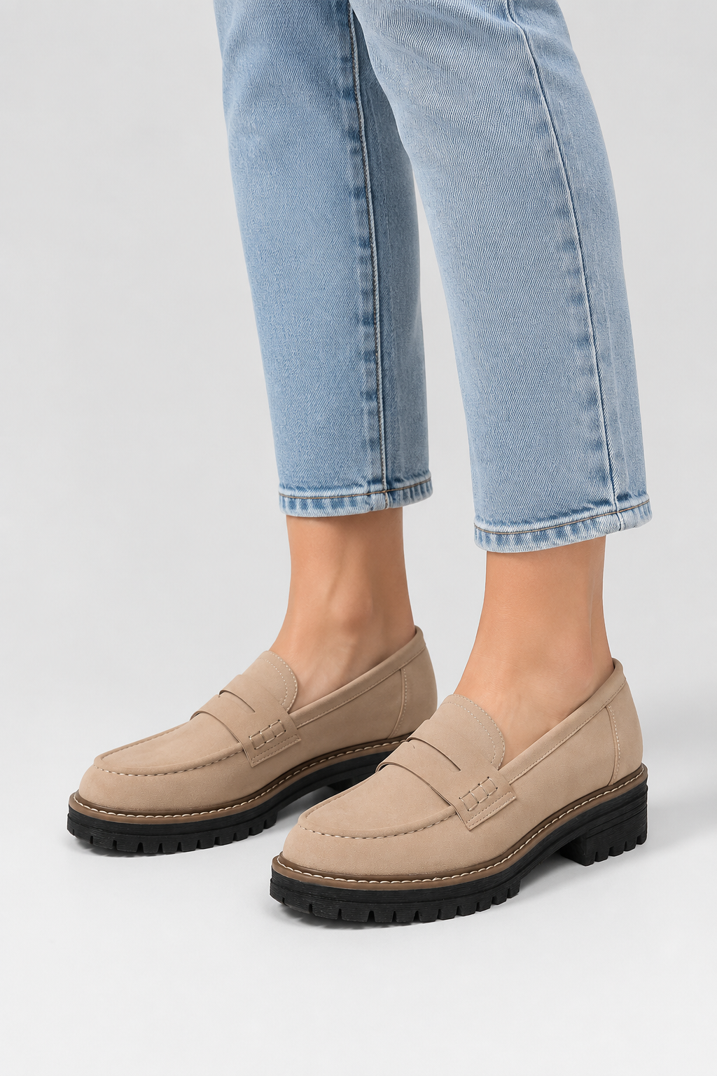 Mocassins à semelle compensée — Nancy — Amielle Paris