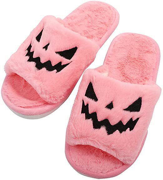 Pumpkin Grin — Chaussons ouverts citrouille — vue 6