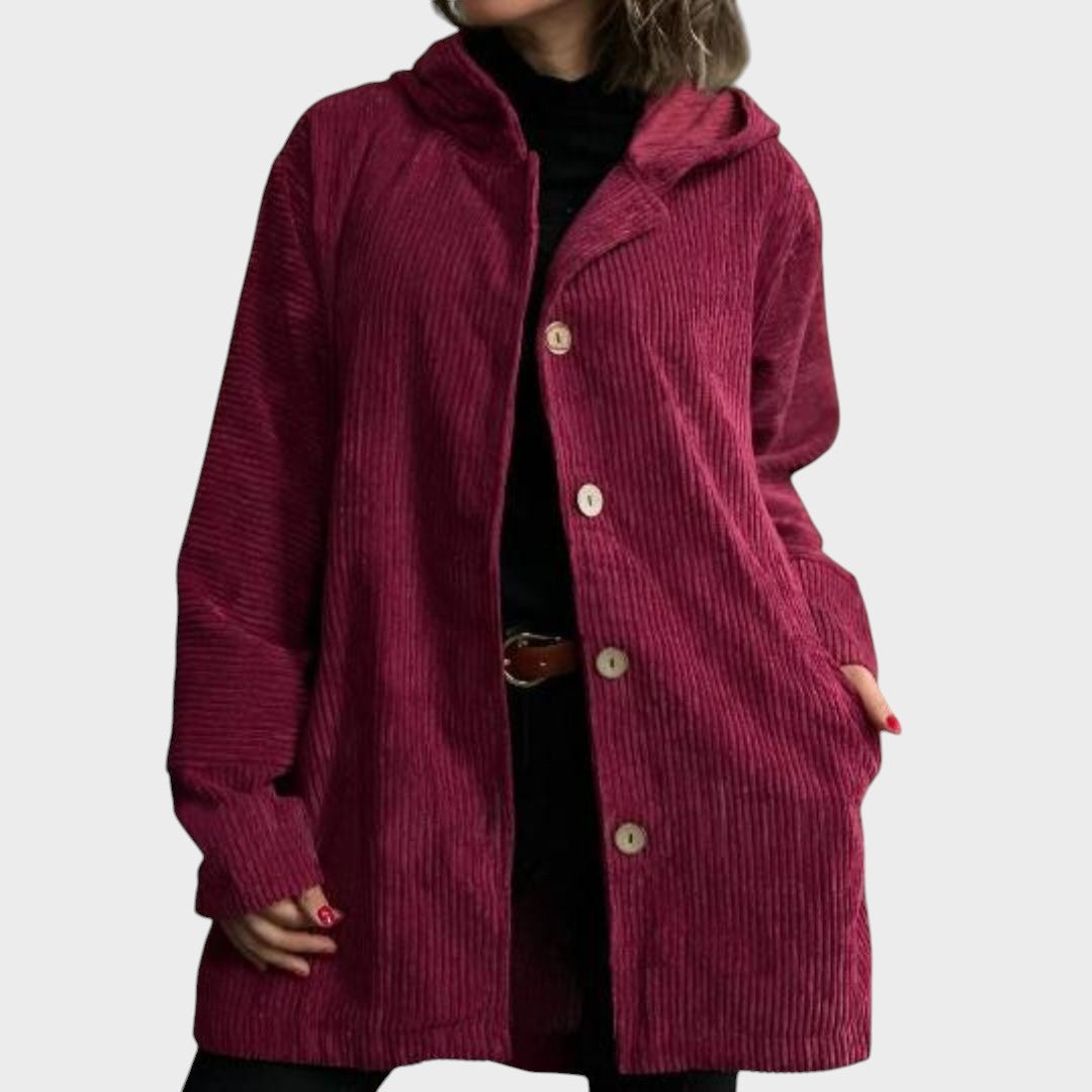Céleste | Veste en velours côtelé