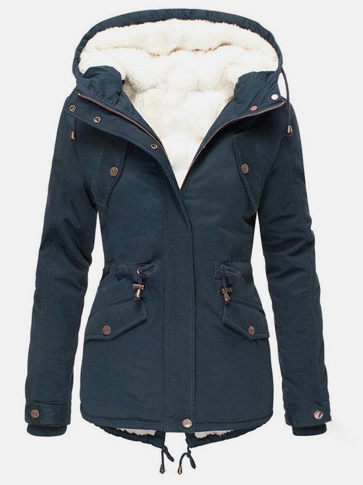 Ursula — Parka doublée à capuche — Amielle Paris