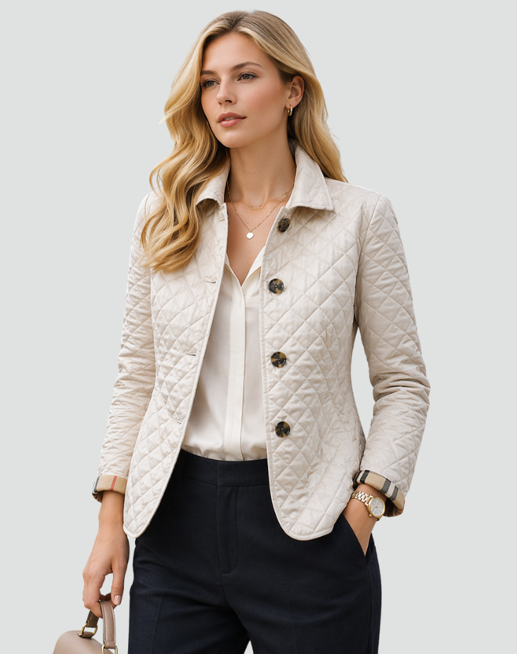 Chayenna — Veste matelassée à col montant — Amielle Paris