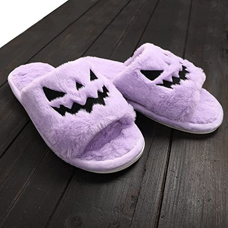 Pumpkin Grin — Chaussons ouverts citrouille — vue 10