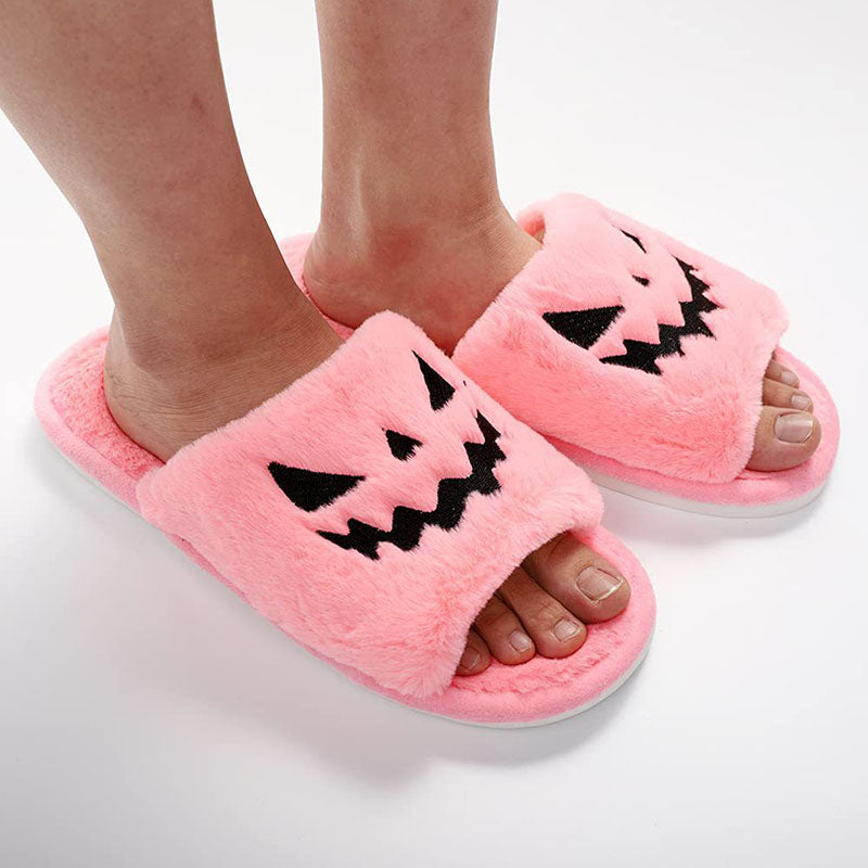 Pumpkin Grin — Chaussons ouverts citrouille — vue 7