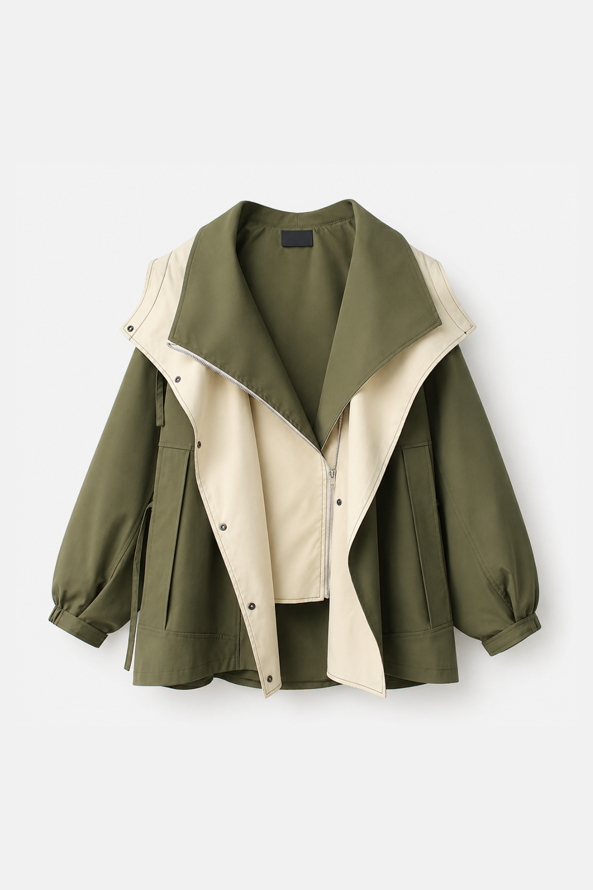 Maisy — Veste ample à grand col châle — Amielle Paris