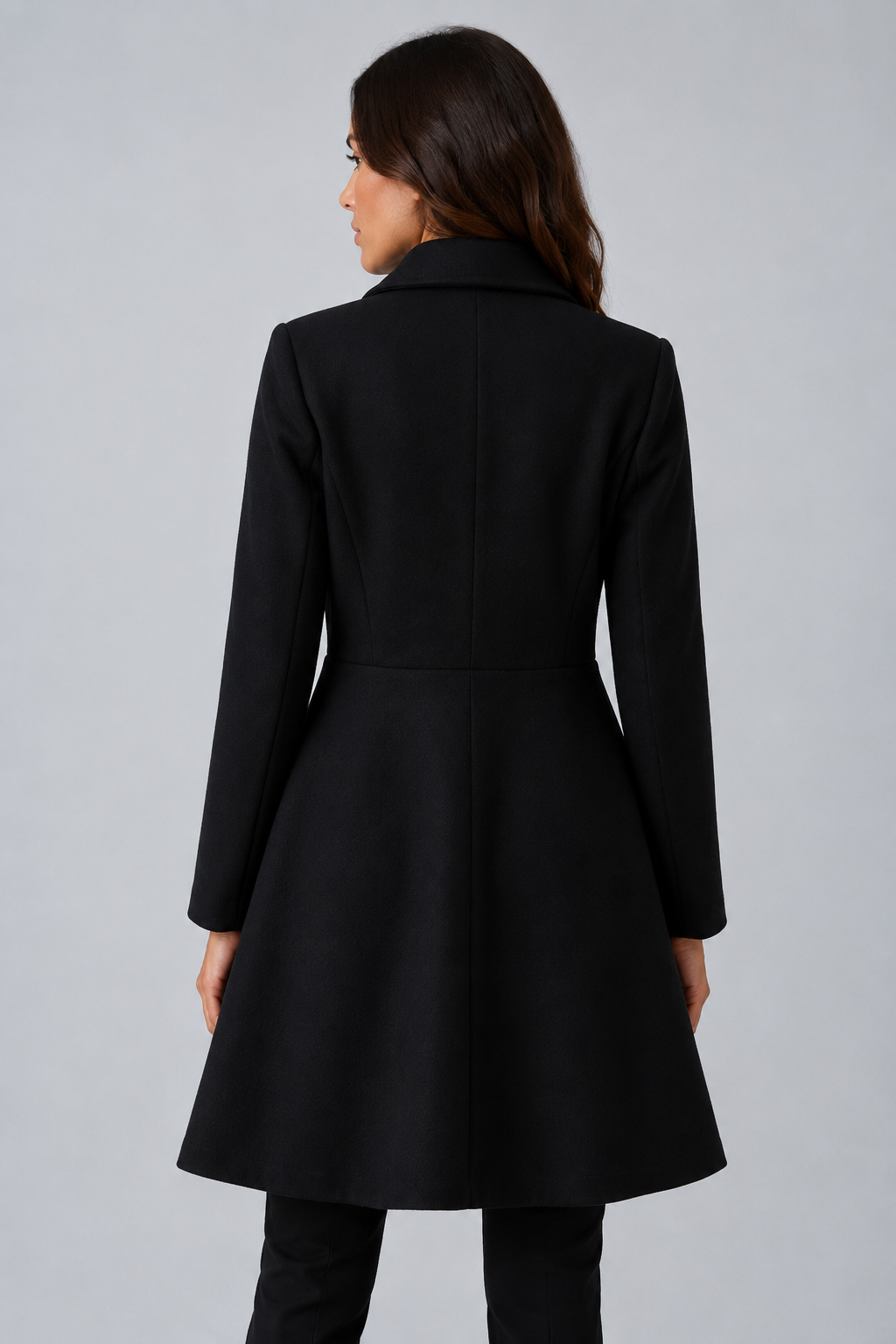 Manteau cintré à col châle — Gorginia — Amielle Paris