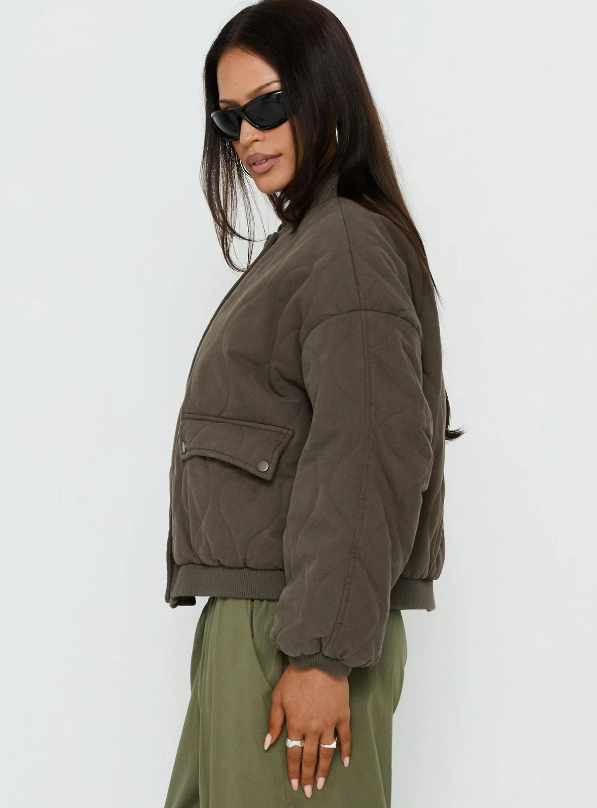 Adèle — Bomber ample matelassé — Amielle Paris