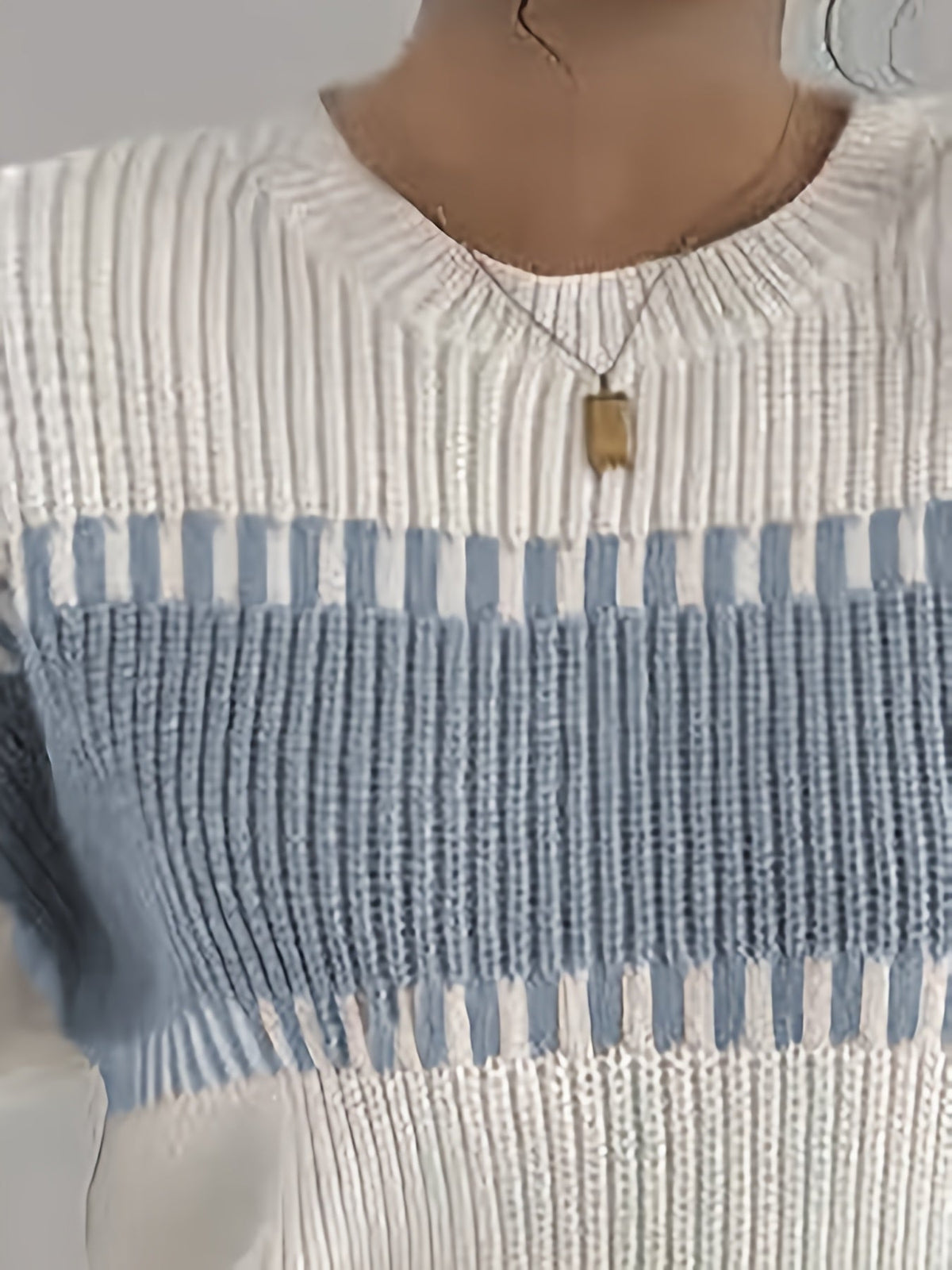Margaux | Pull rayé à épaules tombantes — Amielle Paris