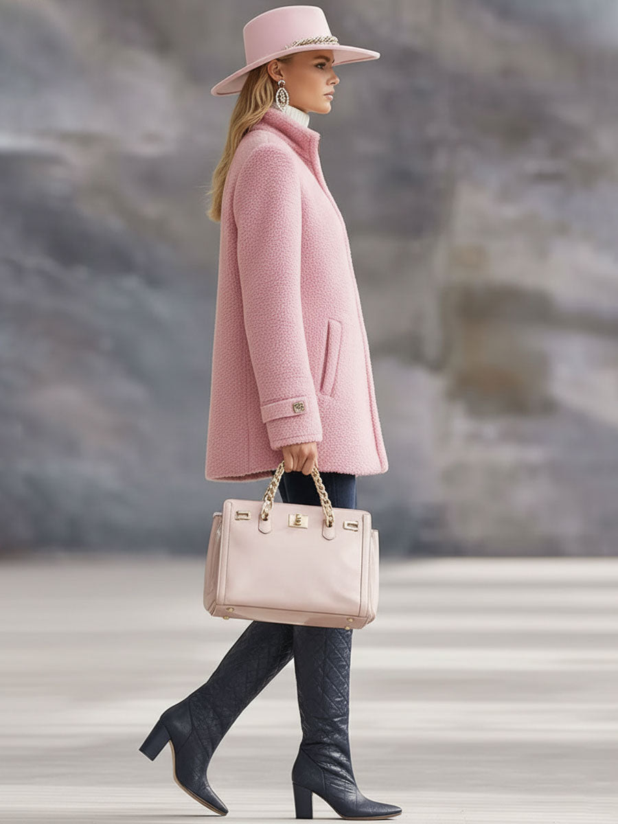 Veste en polaire zippée à col montant — Amielle Paris