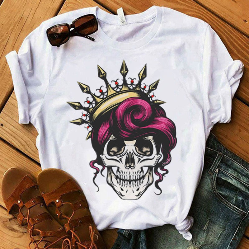 Bone Daddy — T-shirt Halloween tête de mort — vue 3