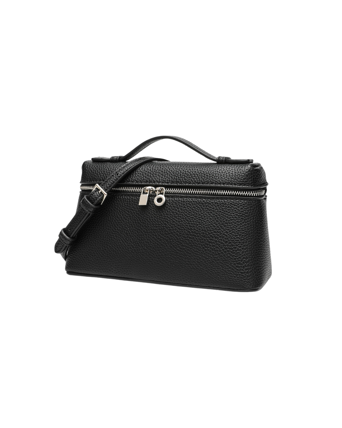 Sylvie — Mini sac à bandoulière grainé — Amielle Paris