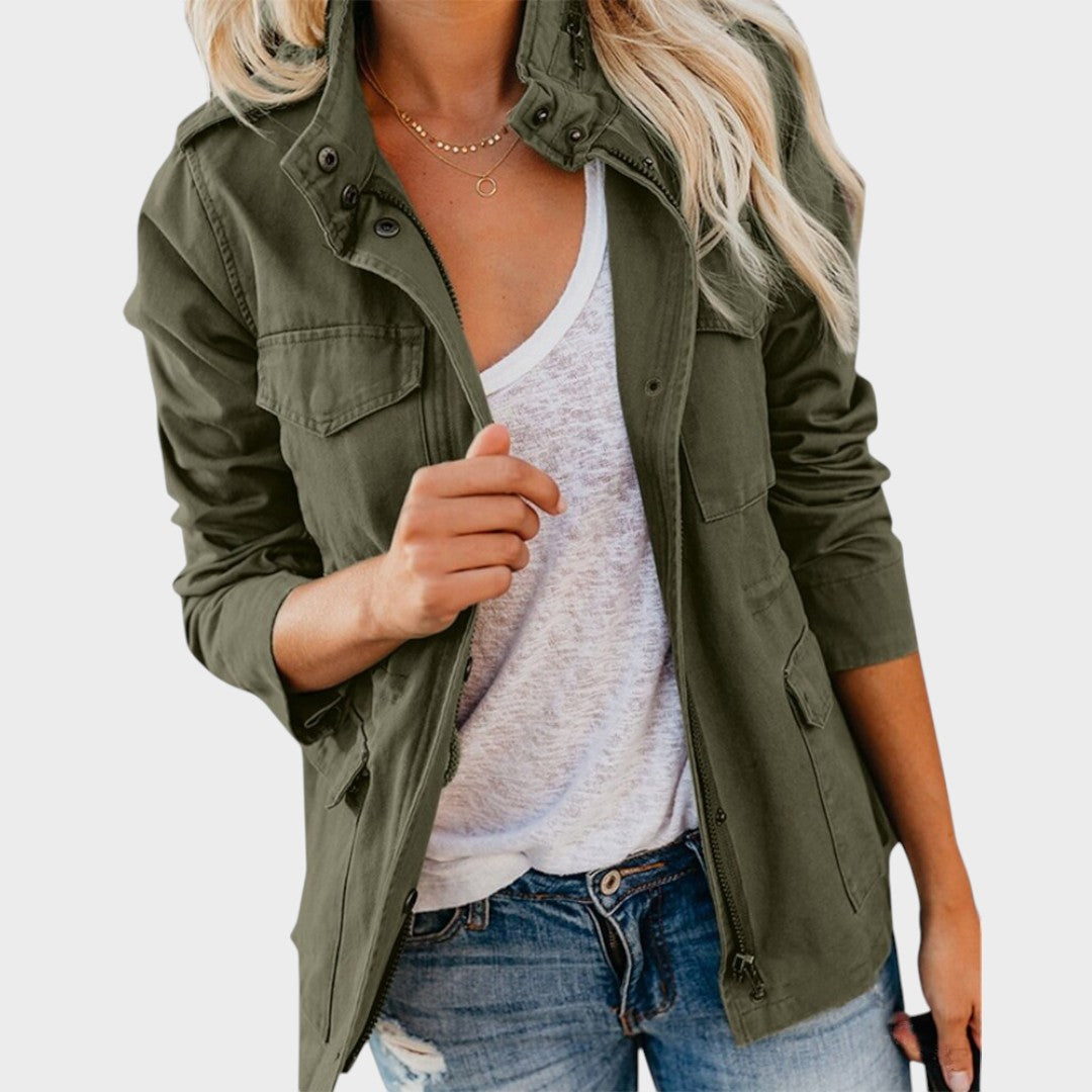 Julie | Veste zippée à col montant