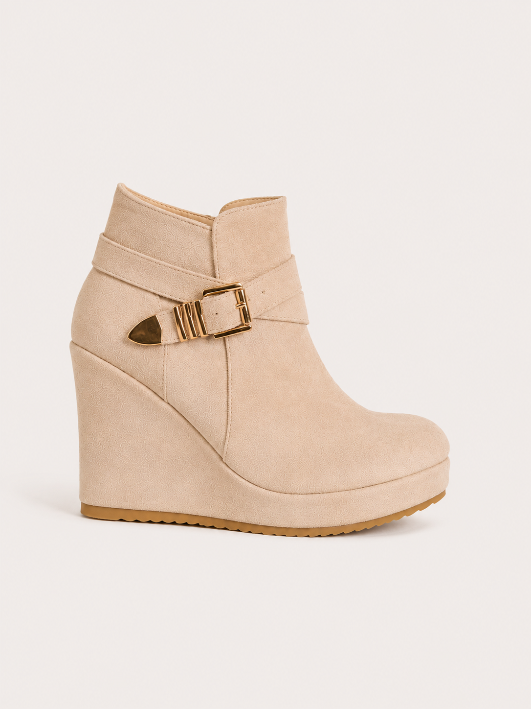 Bottines compensées à boucle Édith — Amielle Paris