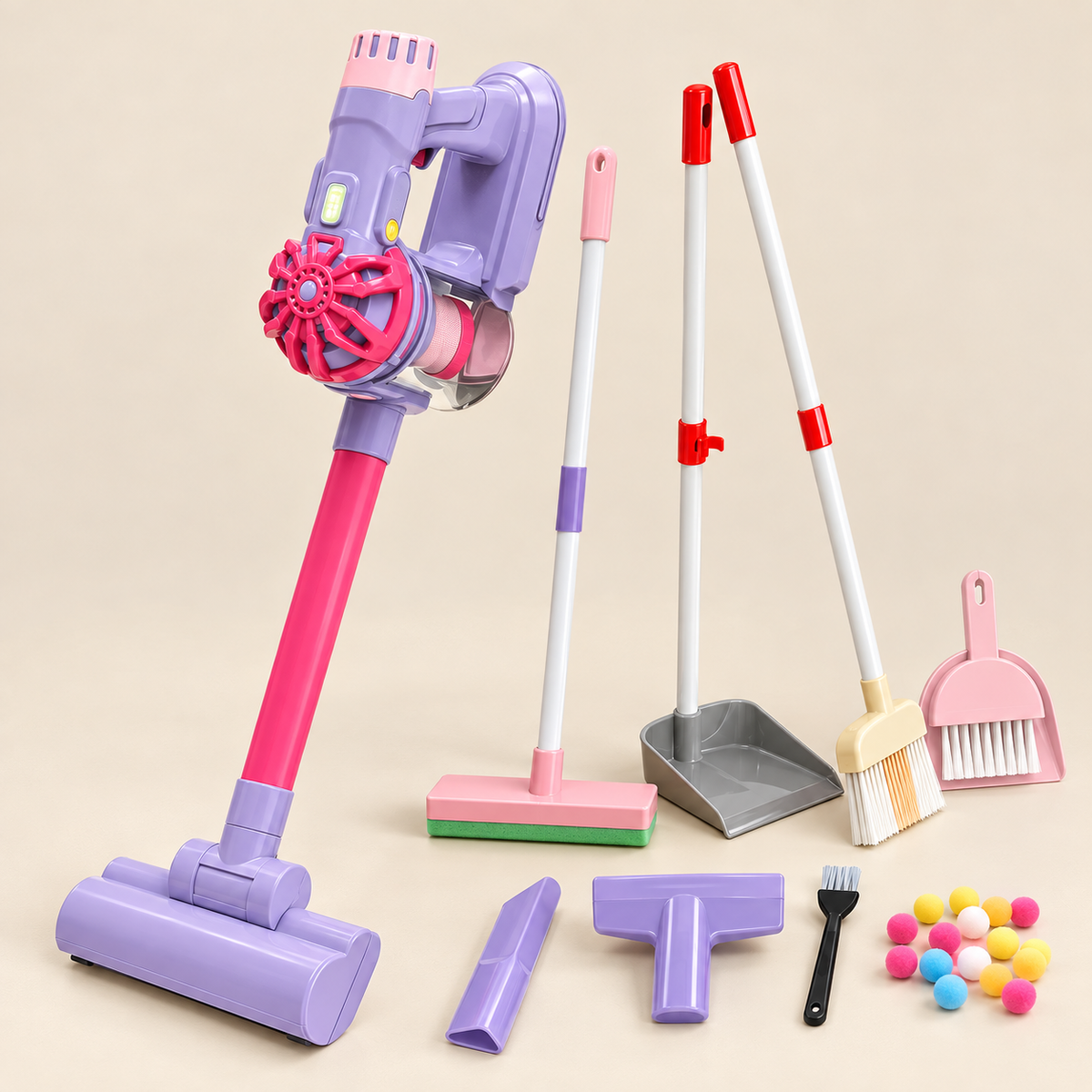 Aspirateur de jeu 3 en 1 avec accessoires — 14 pièces — vue 3