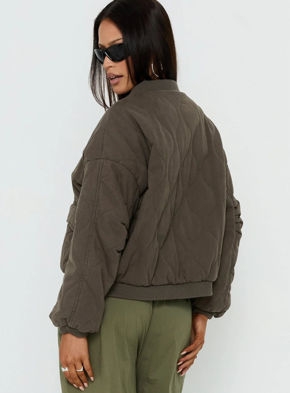 Adèle — Bomber ample matelassé — Amielle Paris