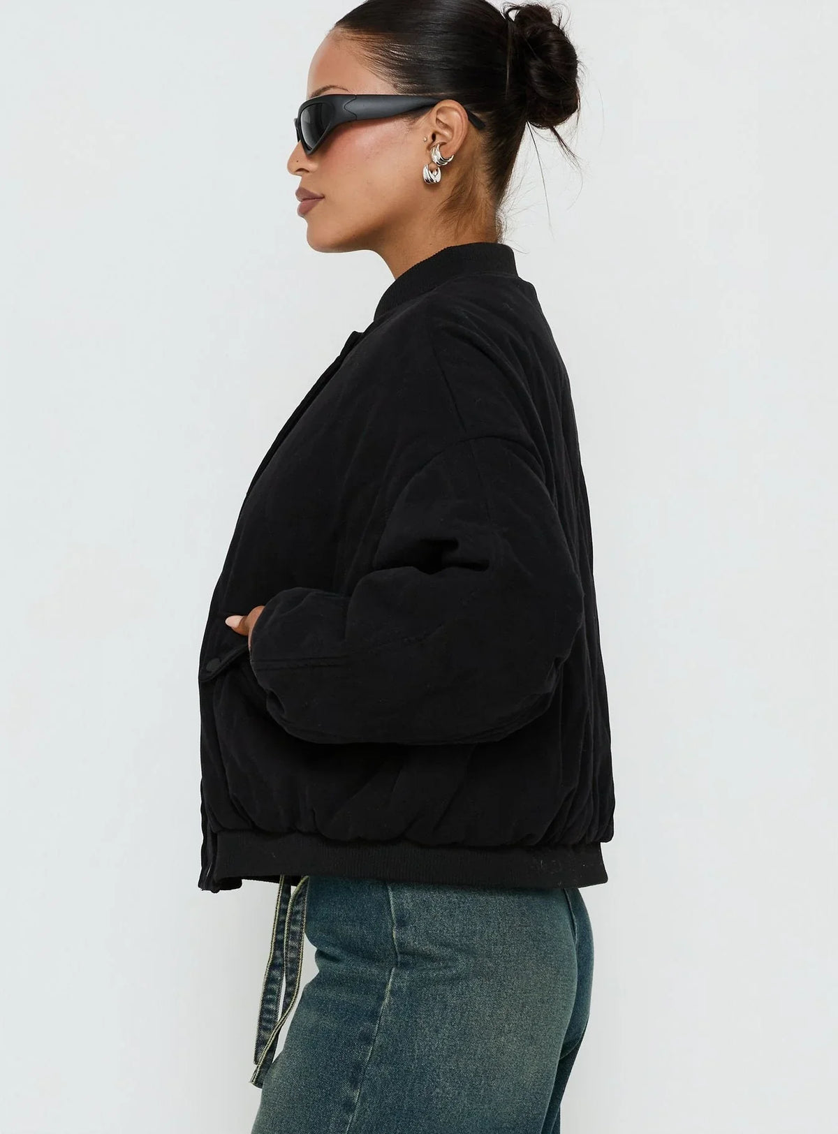 Adèle — Bomber ample matelassé — Amielle Paris