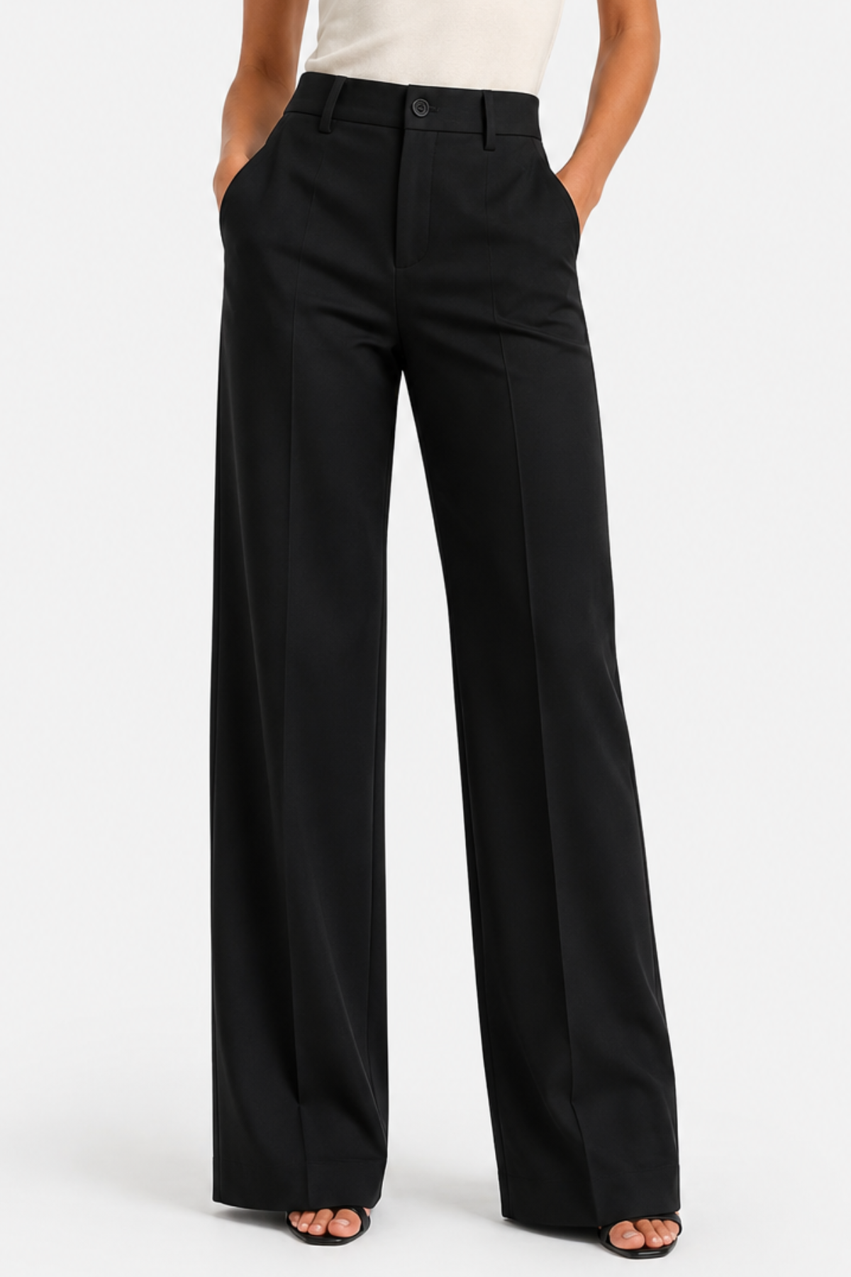 Jean cargo large taille haute — Kima — Amielle Paris