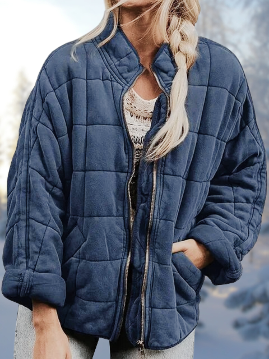 Veste matelassée doublée à coupe décontractée — Amielle Paris