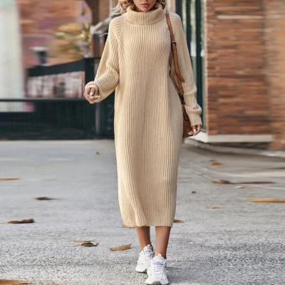 Juliette — Robe pull midi à col roulé — Amielle Paris