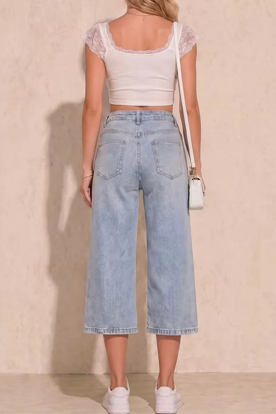 Jean large court taille haute — Théa — Amielle Paris