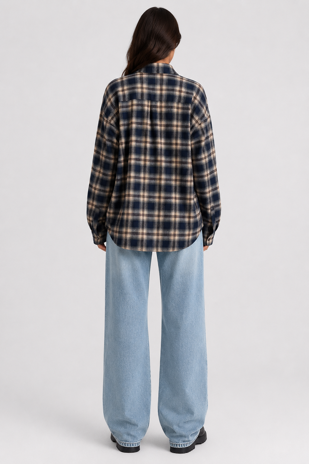 Chemise ample à carreaux Faustine — Amielle Paris