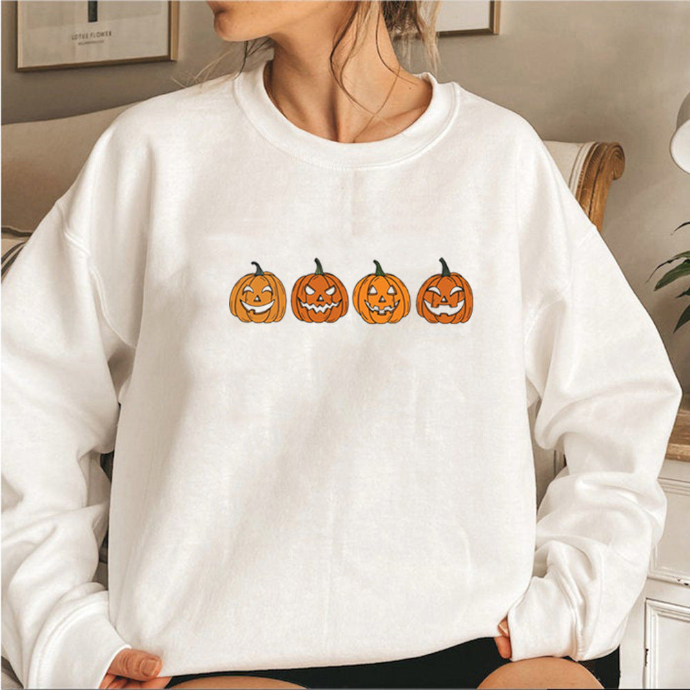 Trick & Treat — Sweat Halloween à citrouilles — vue 5
