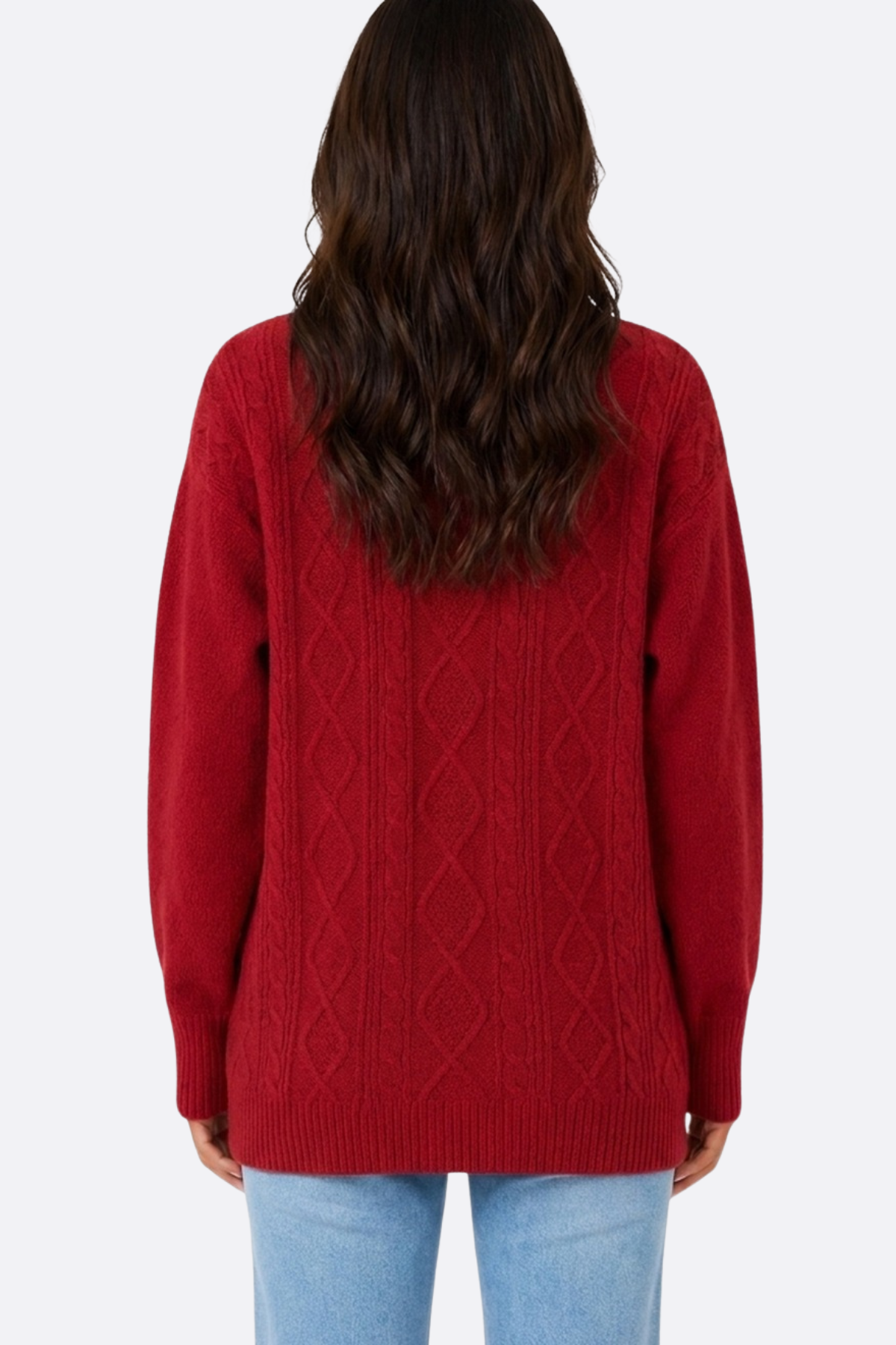 Pull torsadé à col zippé — Nina — Amielle Paris