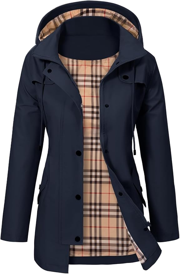 Parka à capuche et col montant ajustable — Amielle Paris