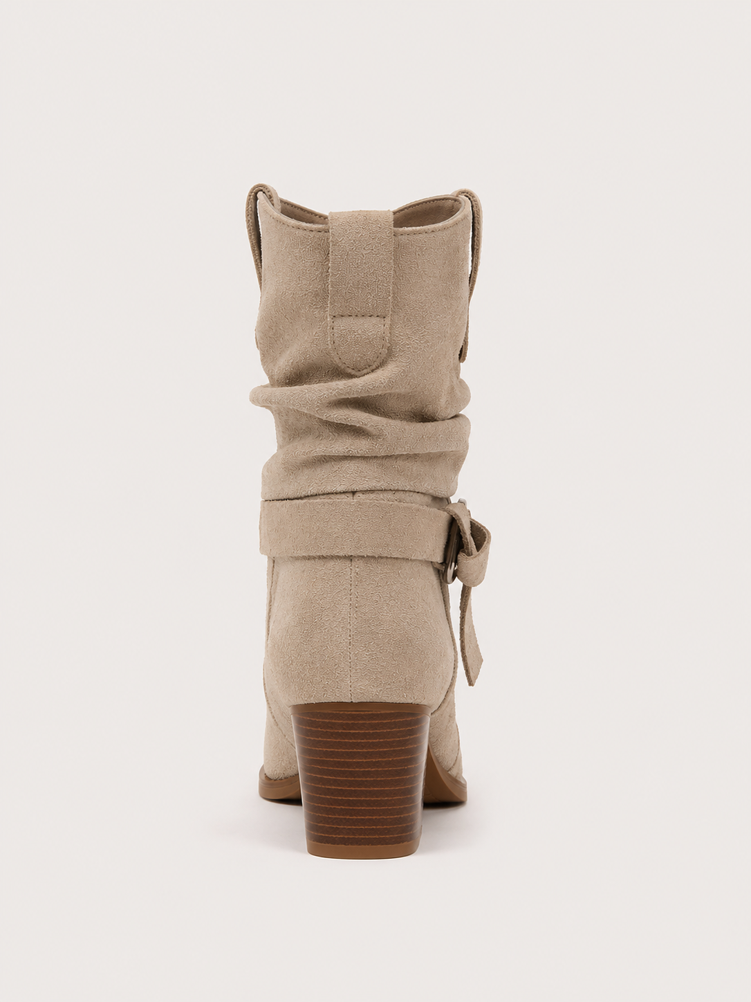 Bottines drapées à boucle Evira — Amielle Paris