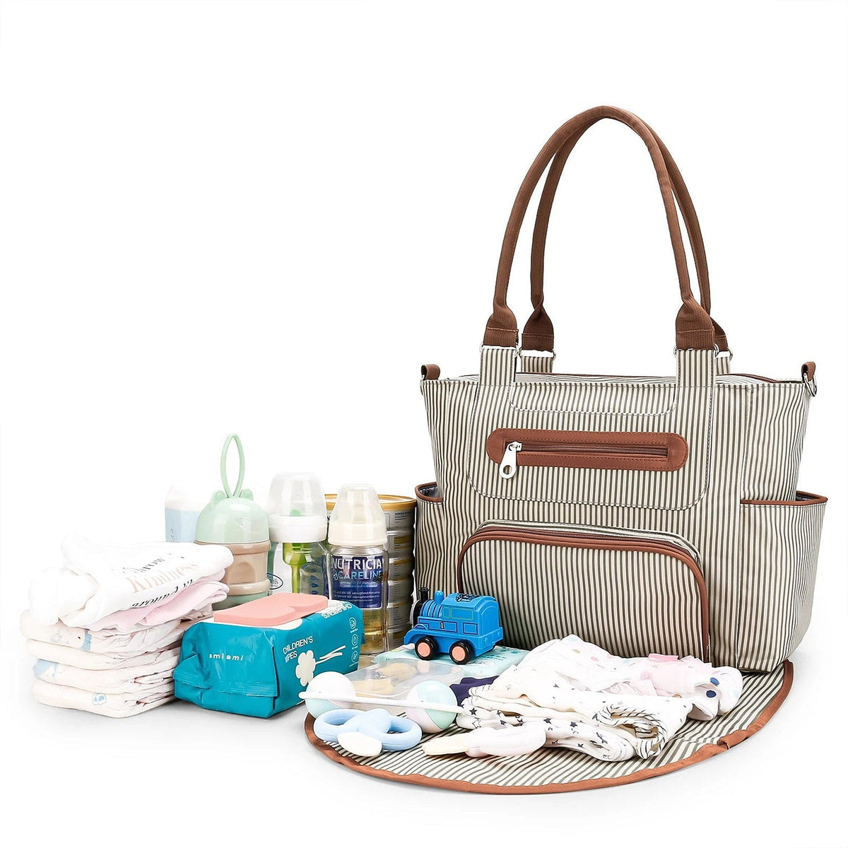 Sac à langer et accessoires — Ensemble 7 pièces — vue 3