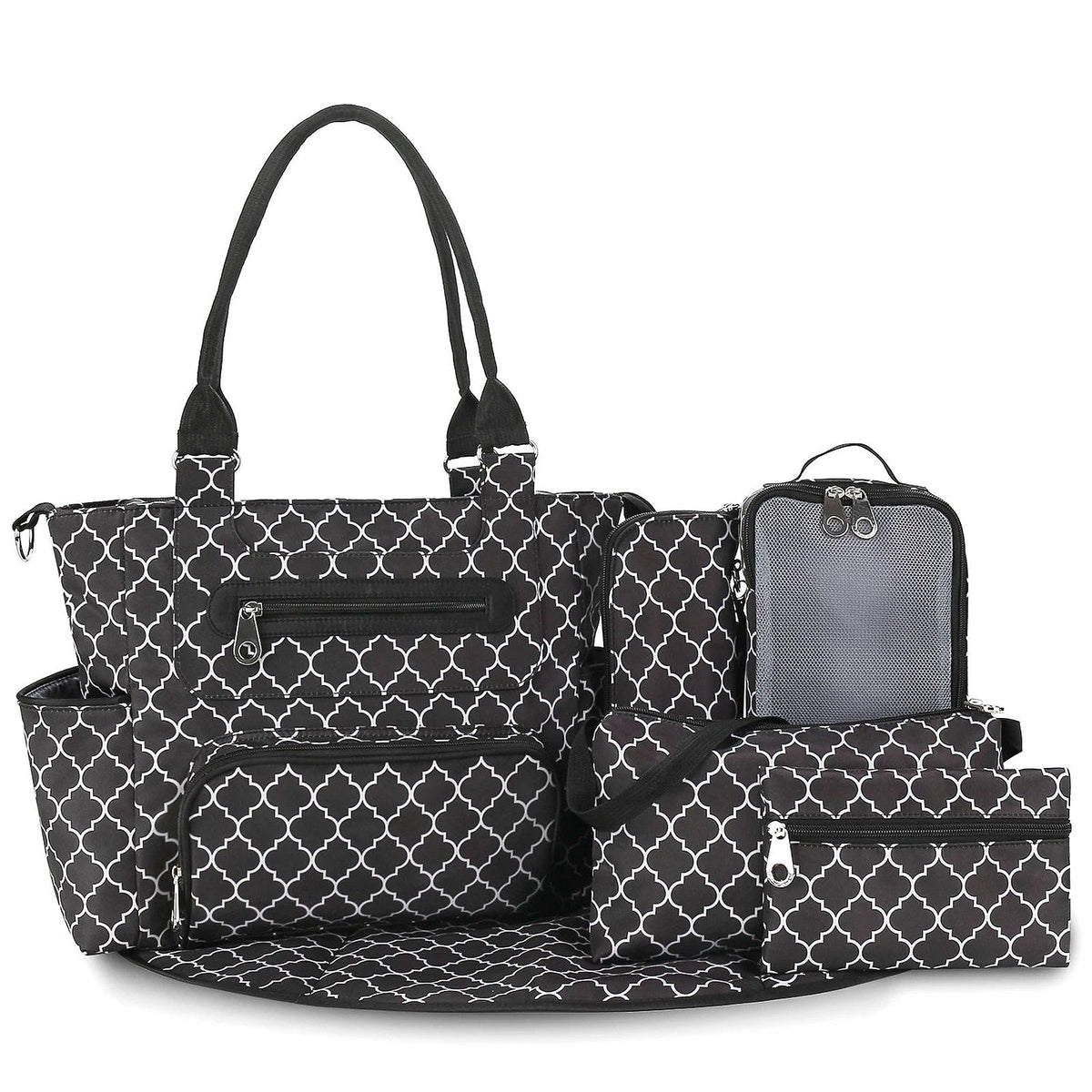 Sac à langer et accessoires — Ensemble 7 pièces — vue 9