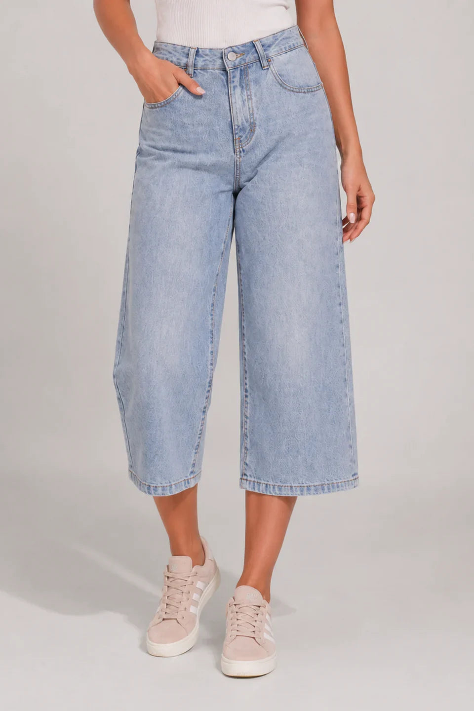 Jean large court taille haute — Théa — Amielle Paris