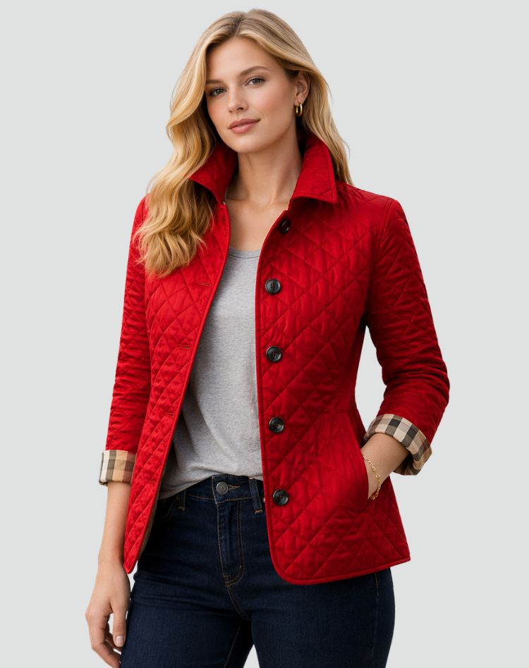 Chayenna — Veste matelassée à col montant — Amielle Paris