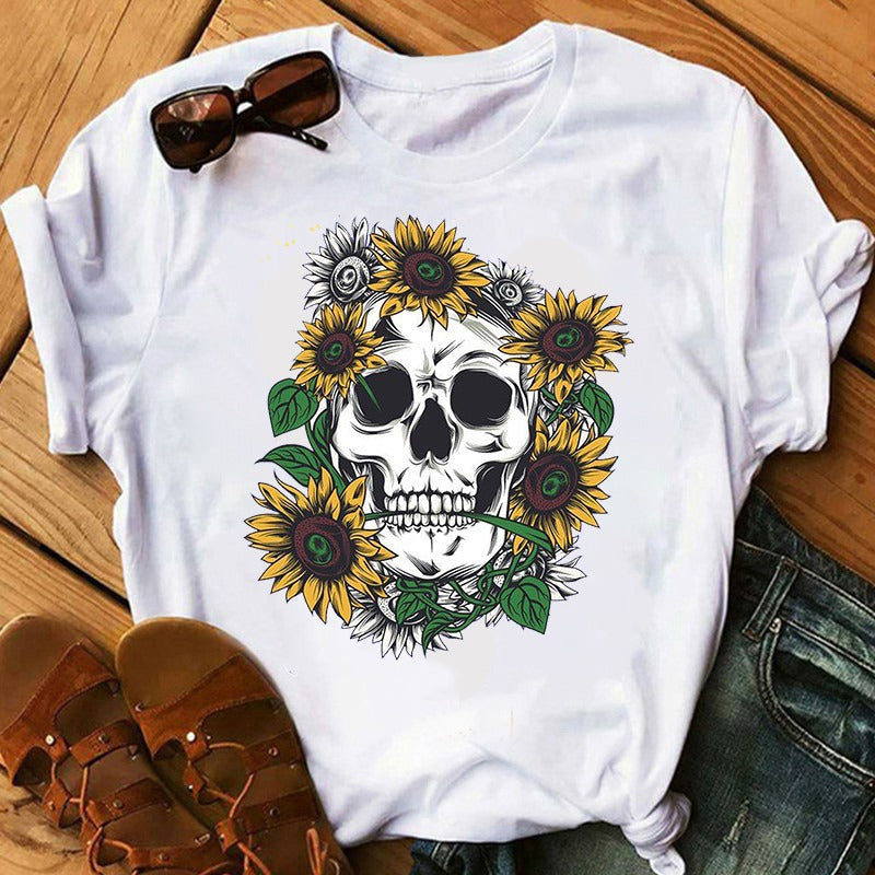 Bone Daddy — T-shirt Halloween tête de mort — vue 7