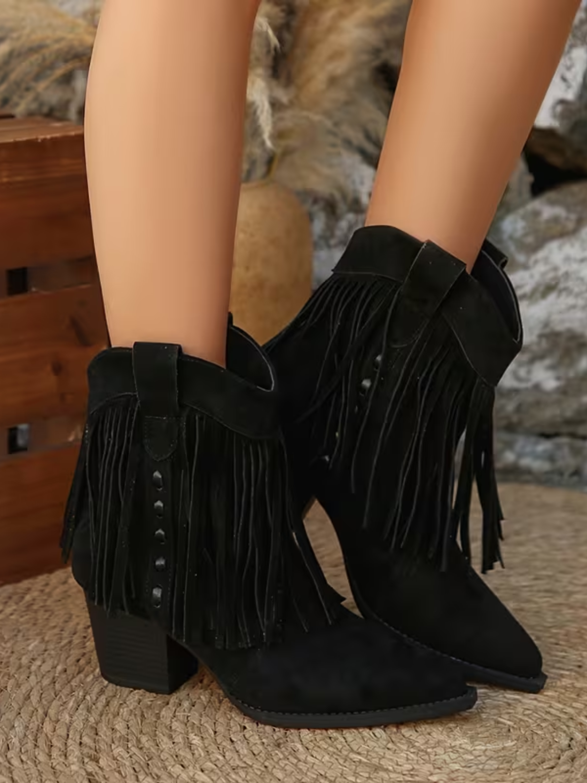 Bottines western à franges Wesinta — Amielle Paris