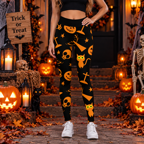 Black Cat Society — Legging Halloween