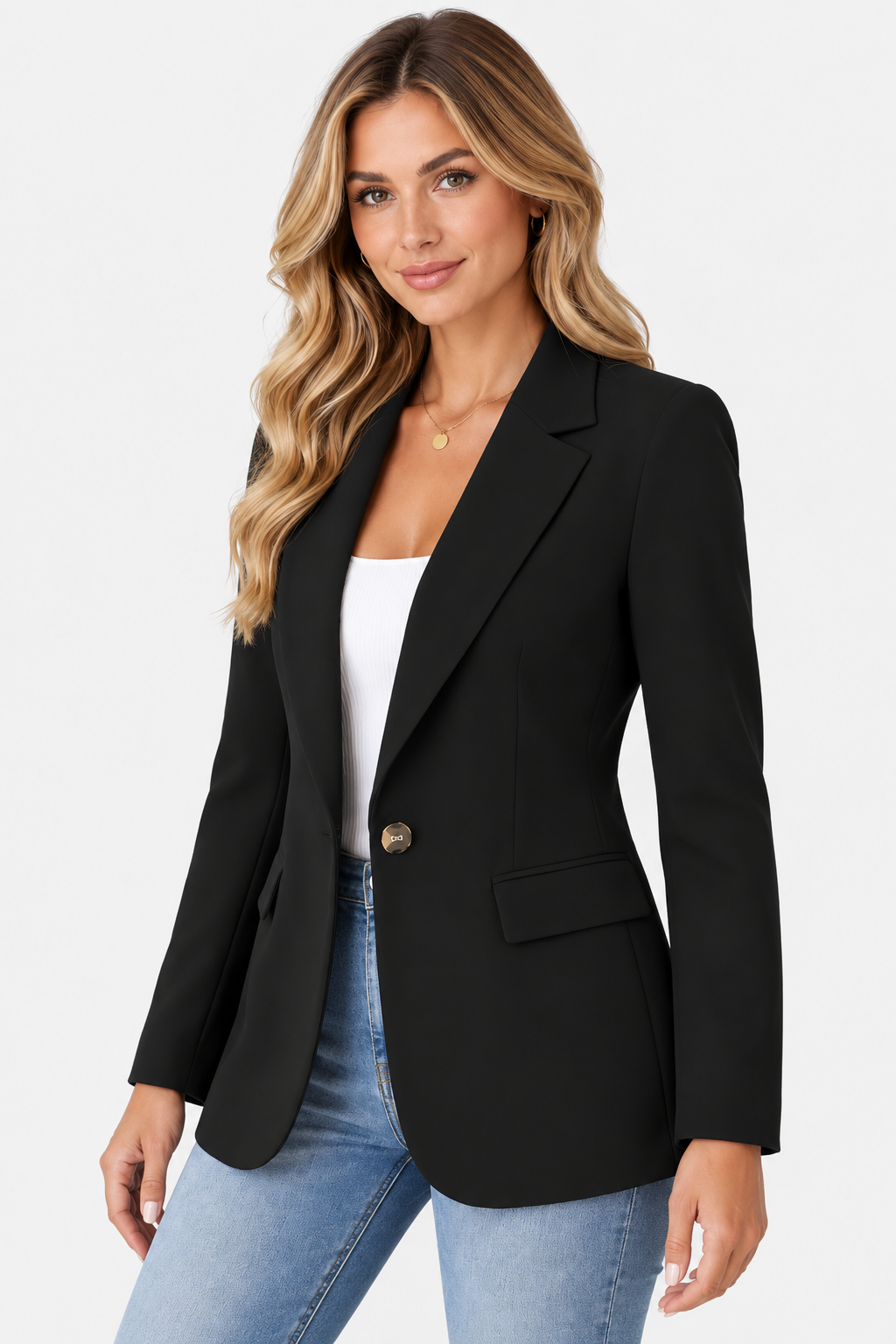 Blazer tailleur à col châle — Amielle Paris