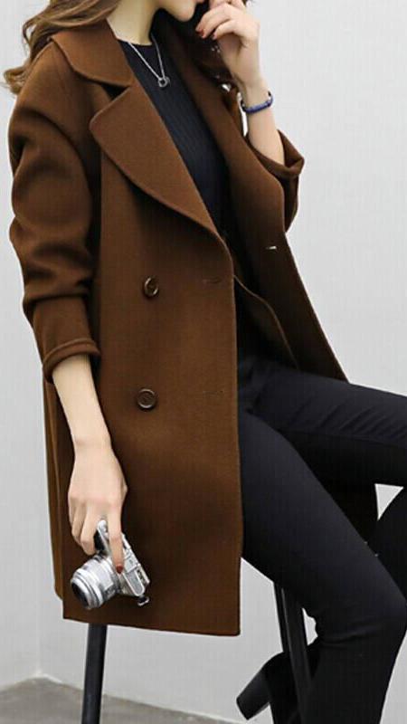 Manteau long à boutonnage simple — Amielle Paris