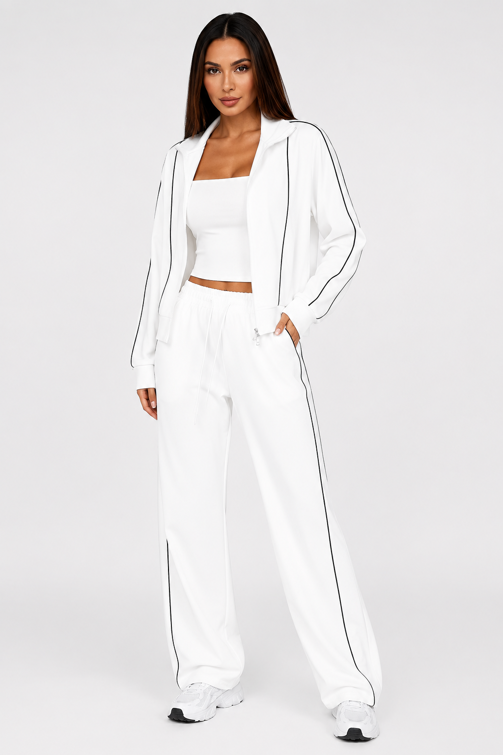 Ensemble veste, top et pantalon — Emilie — Amielle Paris