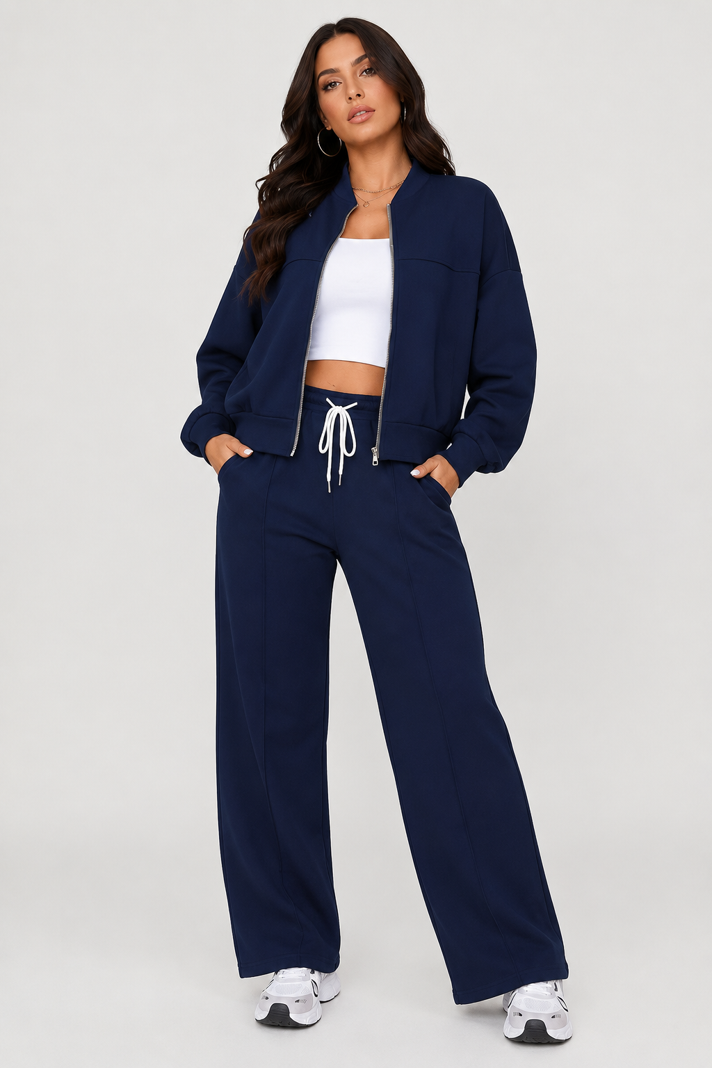 Ensemble veste zippée et pantalon — Ellie — Amielle Paris