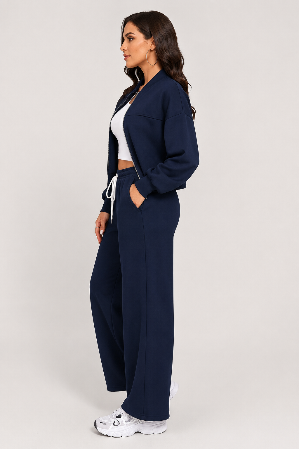 Ensemble veste zippée et pantalon — Ellie — Amielle Paris