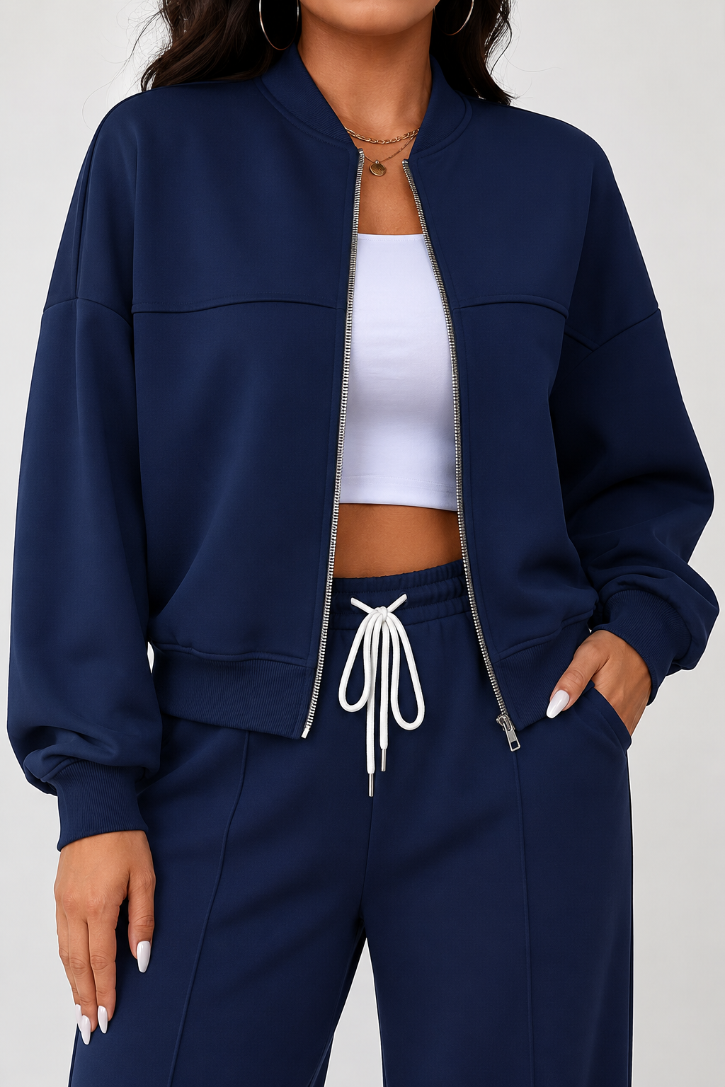 Ensemble veste zippée et pantalon — Ellie — Amielle Paris