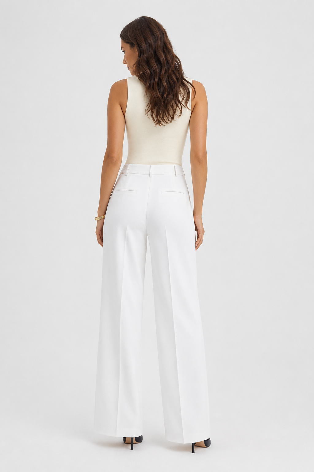 Jean cargo large taille haute — Kima — Amielle Paris