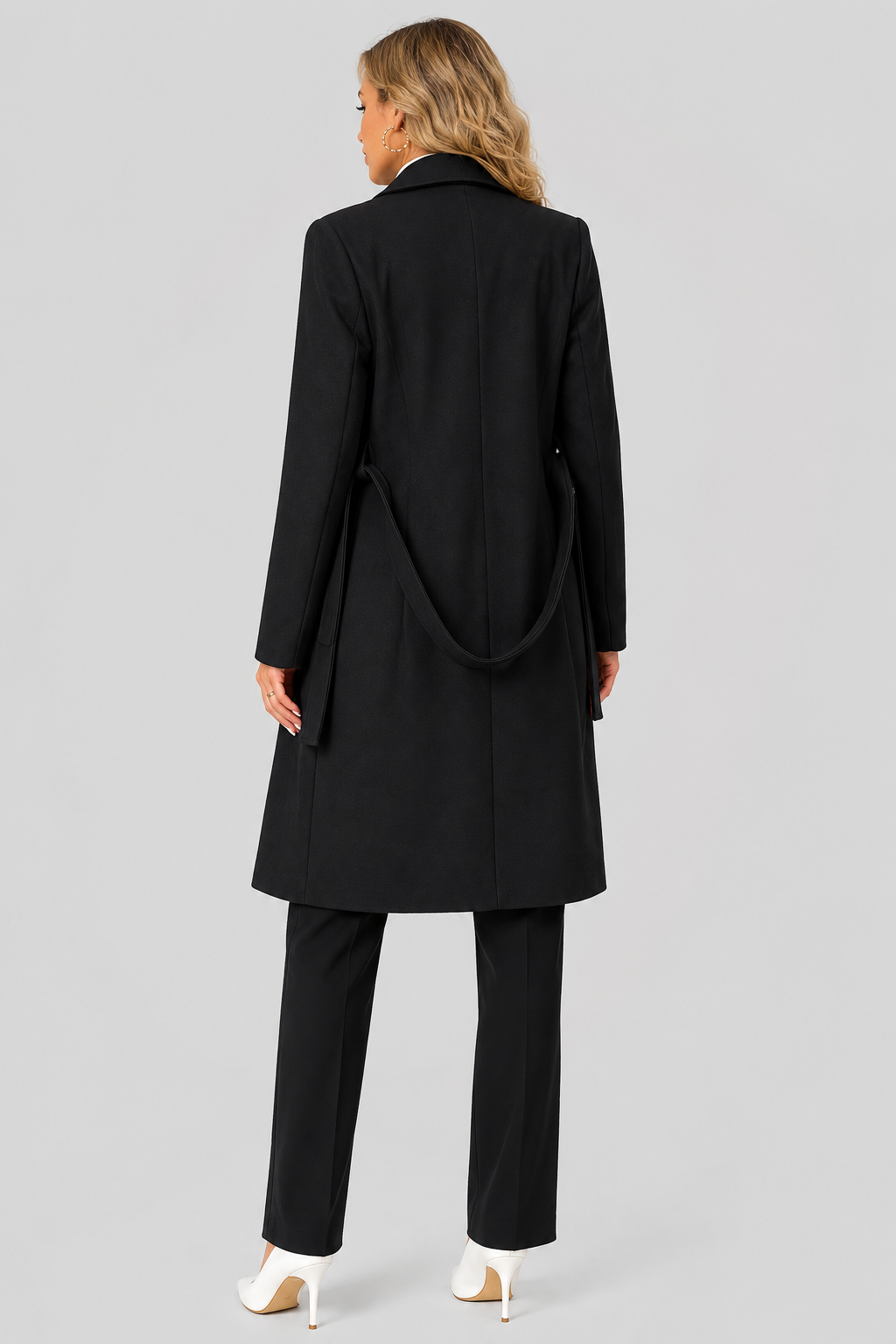 Manteau long ceinturé — Lola — Amielle Paris