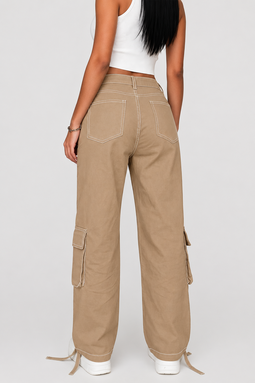 Pantalon cargo ample — Léa — Amielle Paris
