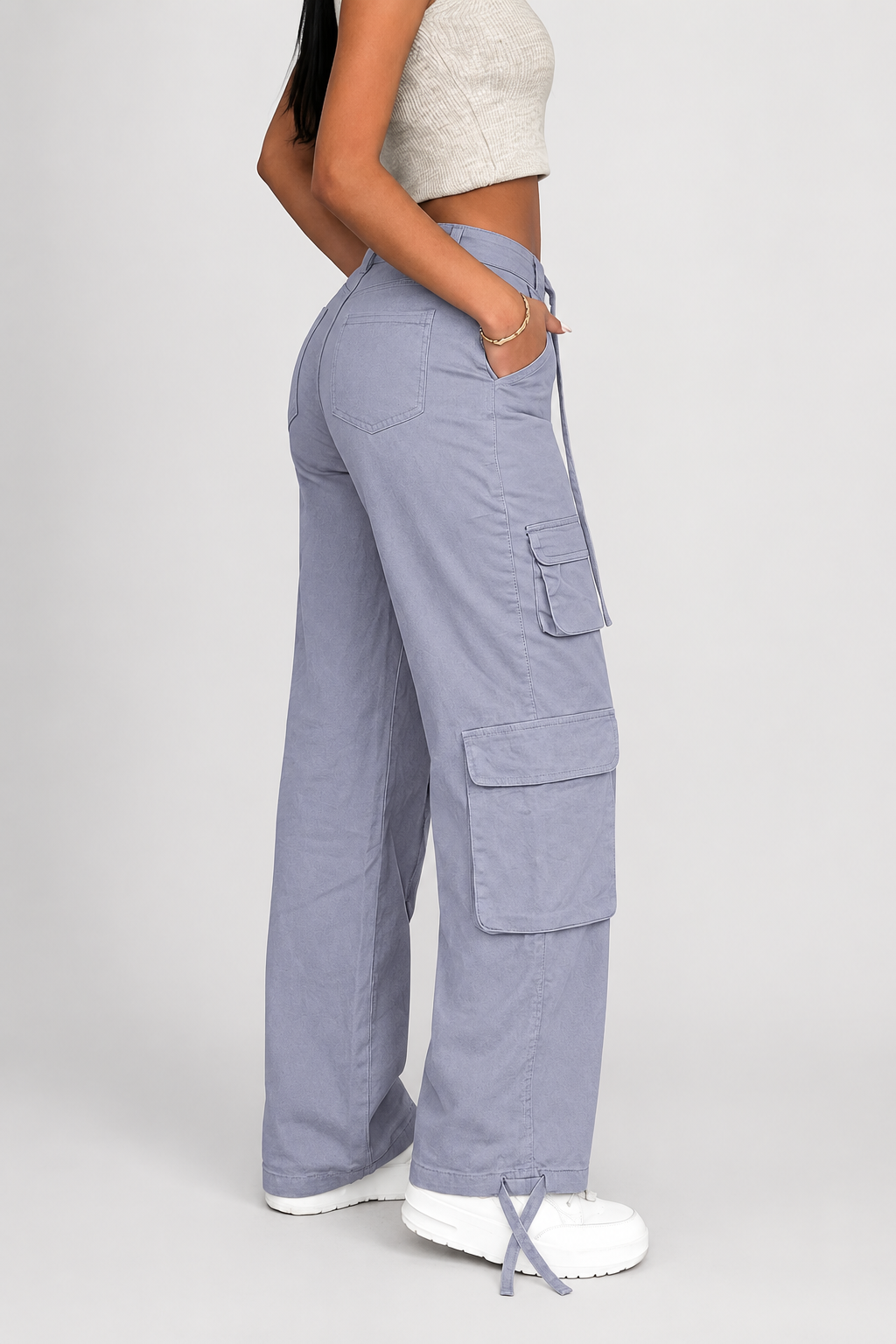 Pantalon cargo ample — Léa — Amielle Paris