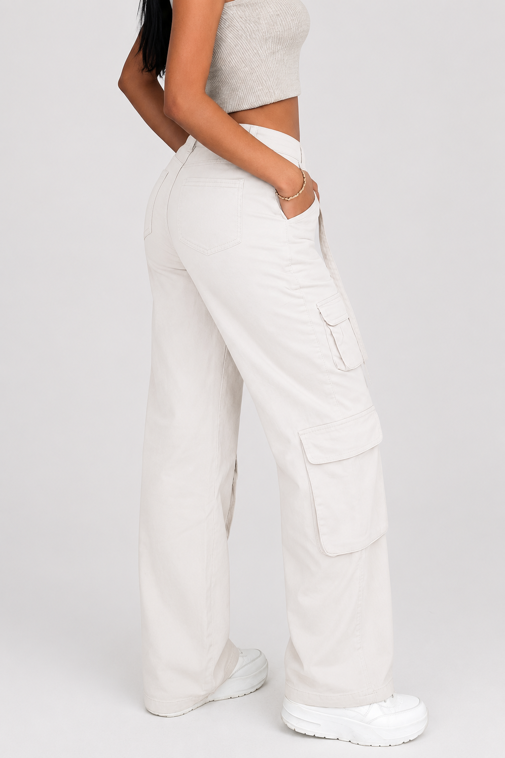 Pantalon cargo ample — Léa — Amielle Paris