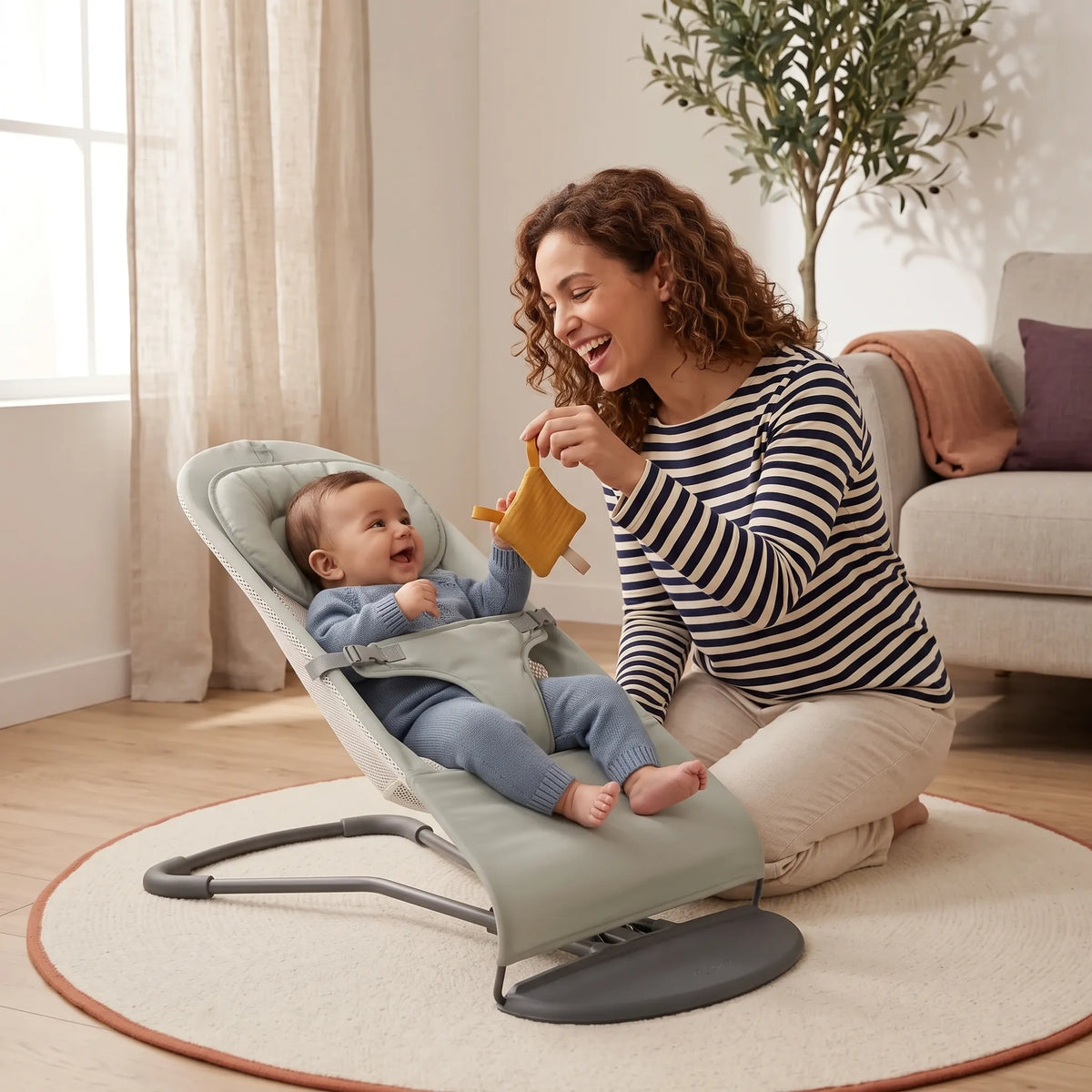 Transat bébé pliable à balancement naturel — vue 6
