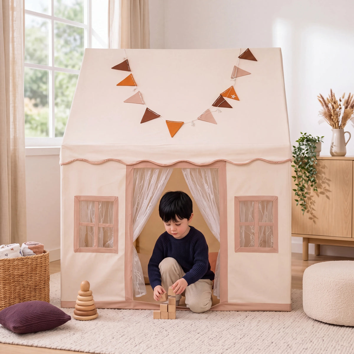 Tente de jeu enfant en forme de maison — vue 5